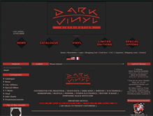 Tablet Screenshot of darkvinyl-distribution.de